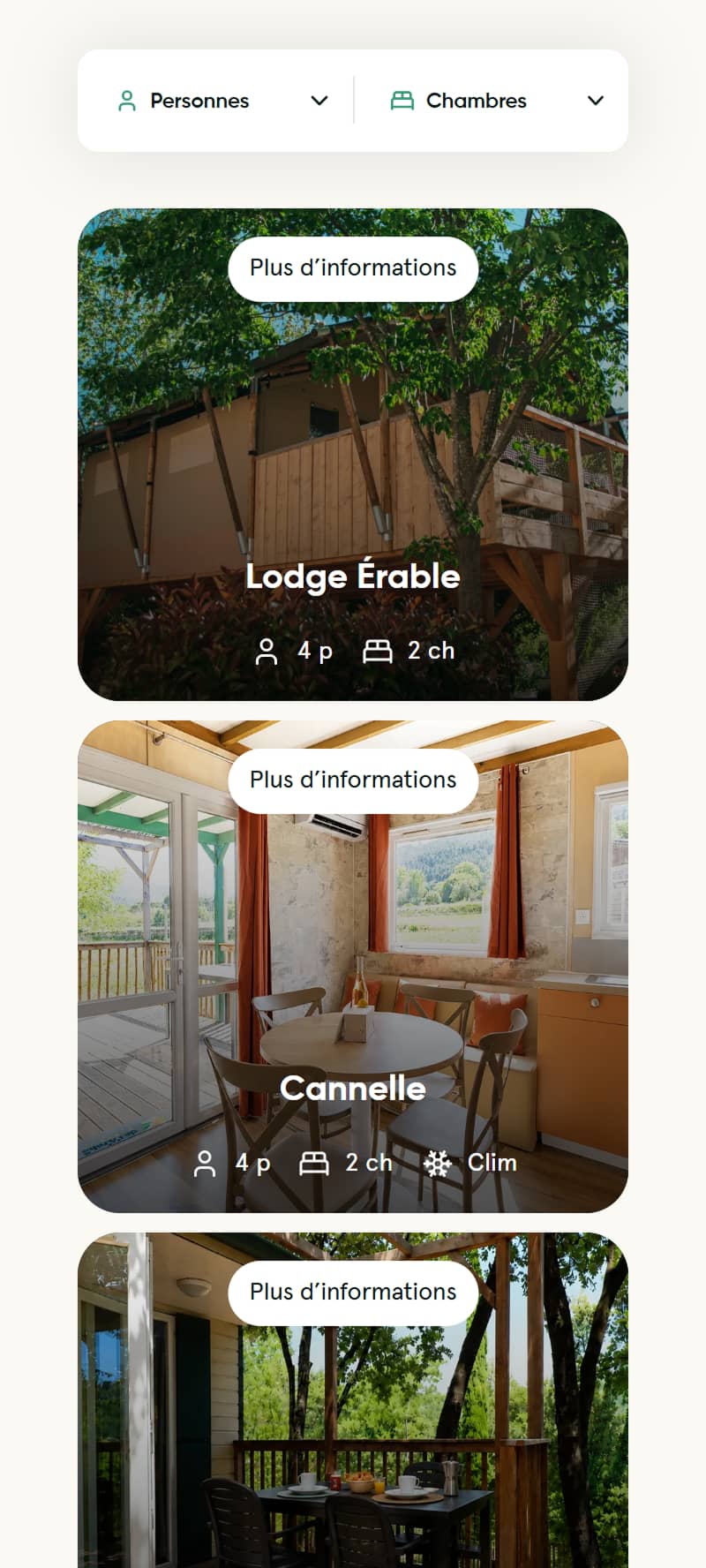 mobile 2 camping de larche x2