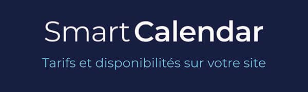 Smart Calendar : Tarifs et disponibilités sur votre site