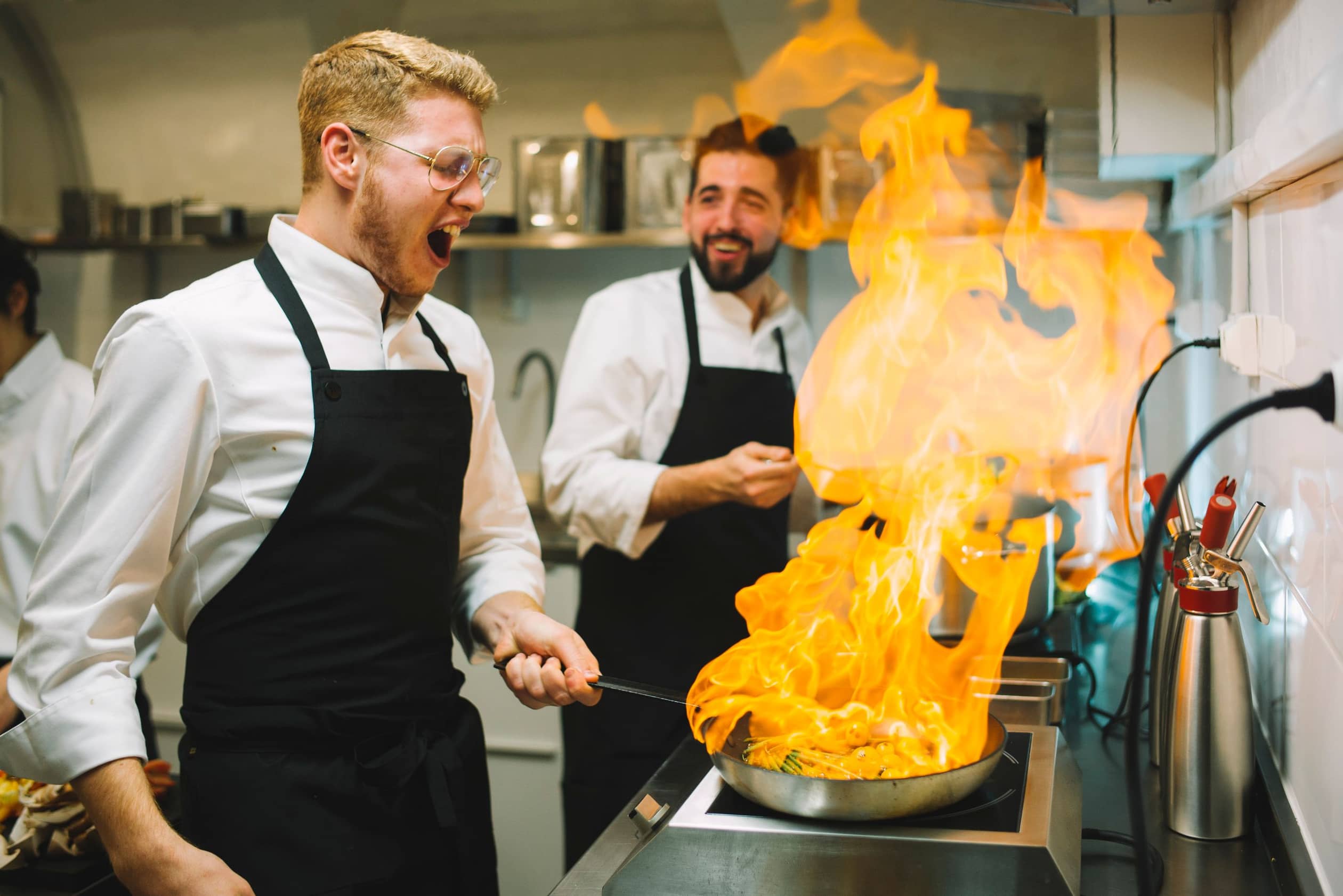 the cook making a flambe 2025 04 04 21 45 44 utc